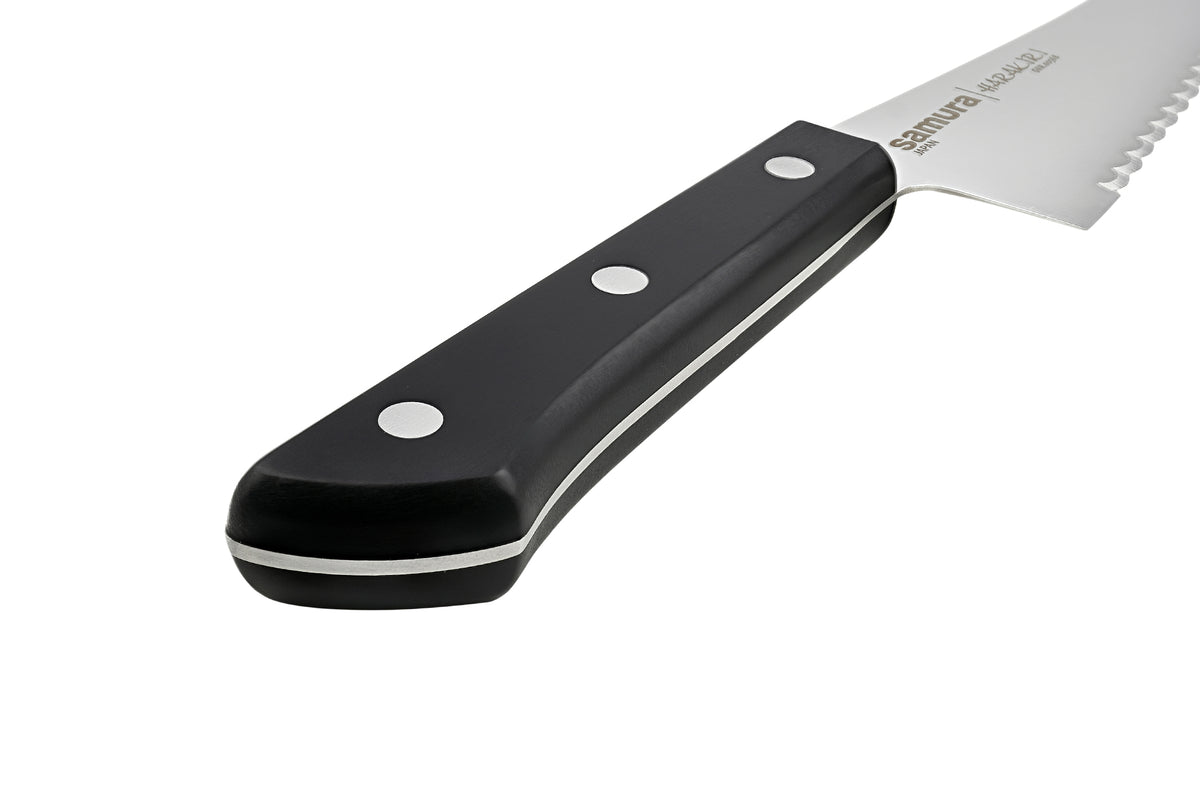 Samura Harakiri nóż do mrożonek 188 mm, czarna rękojeść – zdjęcie 2