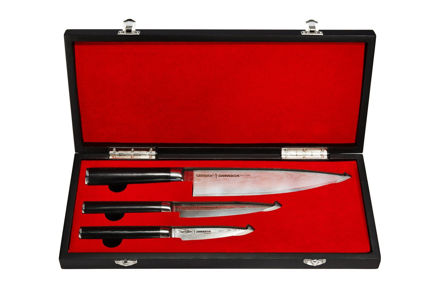 Damascus Chef’s Trio Knife Set