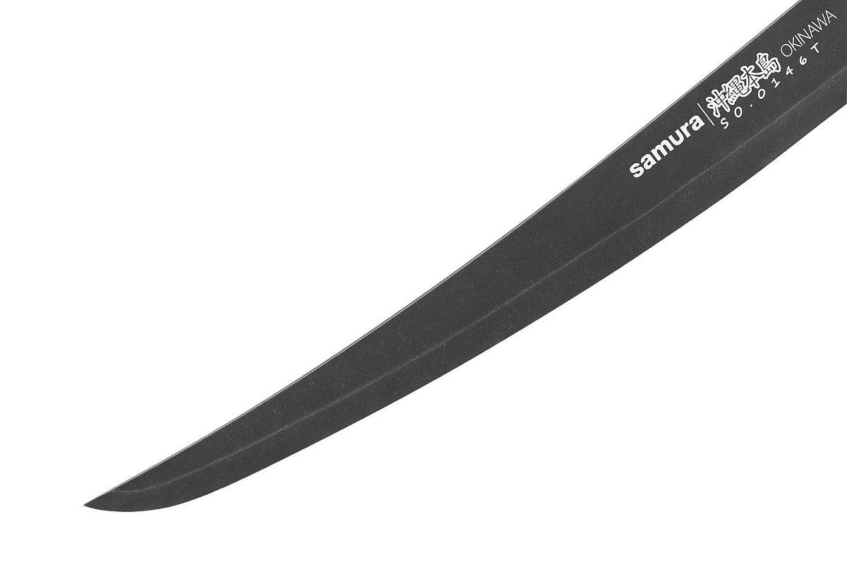 Samura Okinawa Stonewash Slicing Knife Tanto