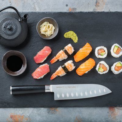 Mo-V Santoku Knife
