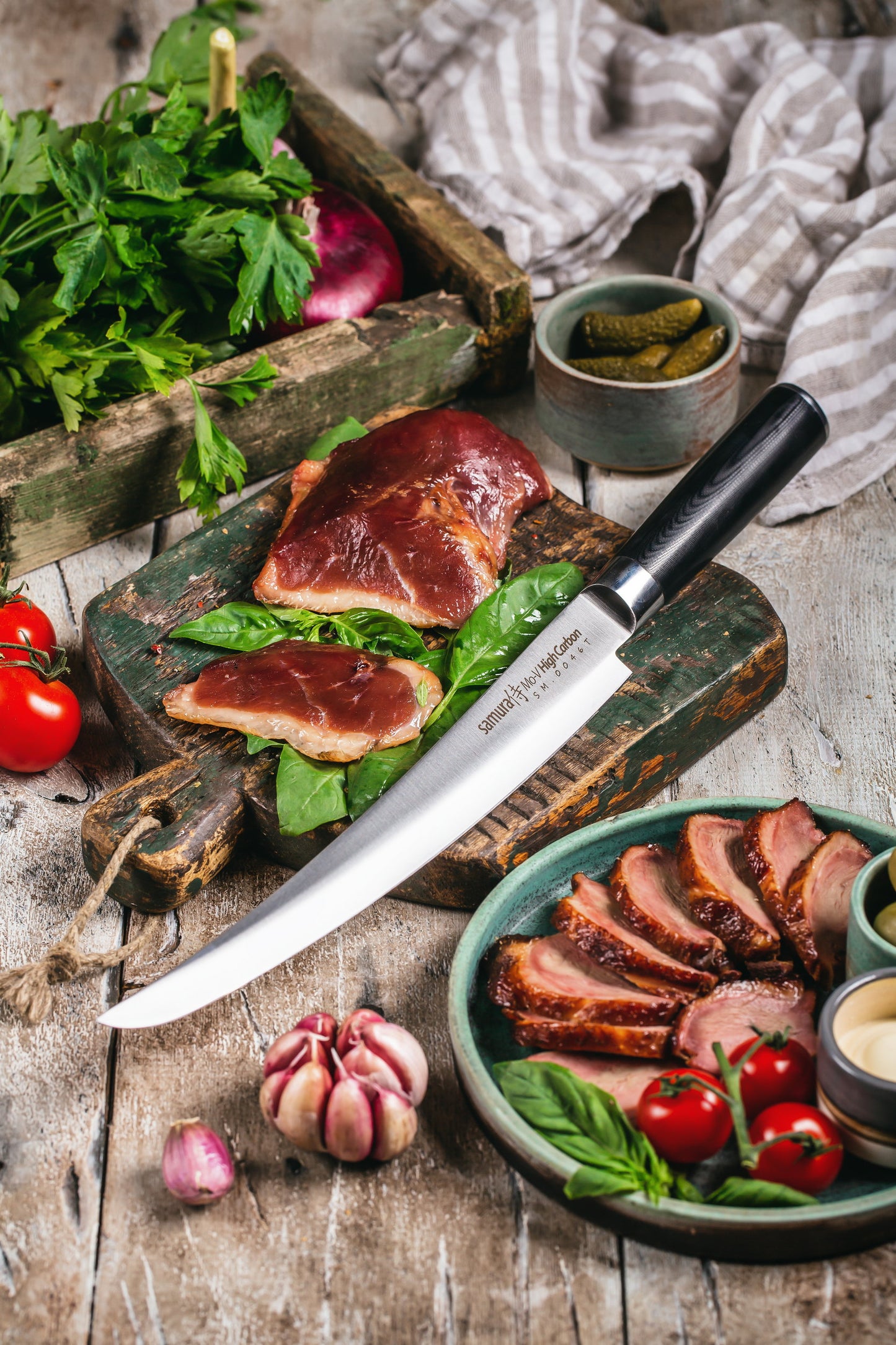 Mo-V Tanto Slicing Knife