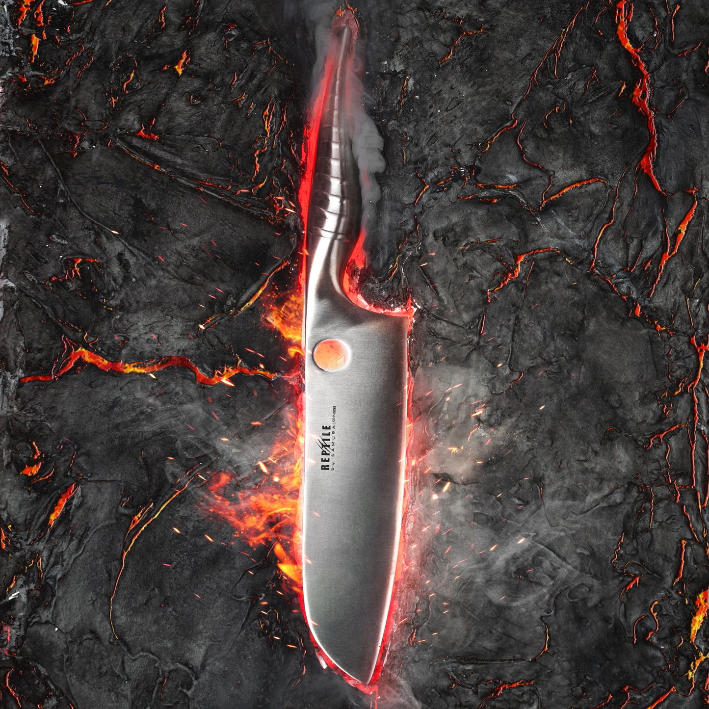 Reptile Santoku Knife