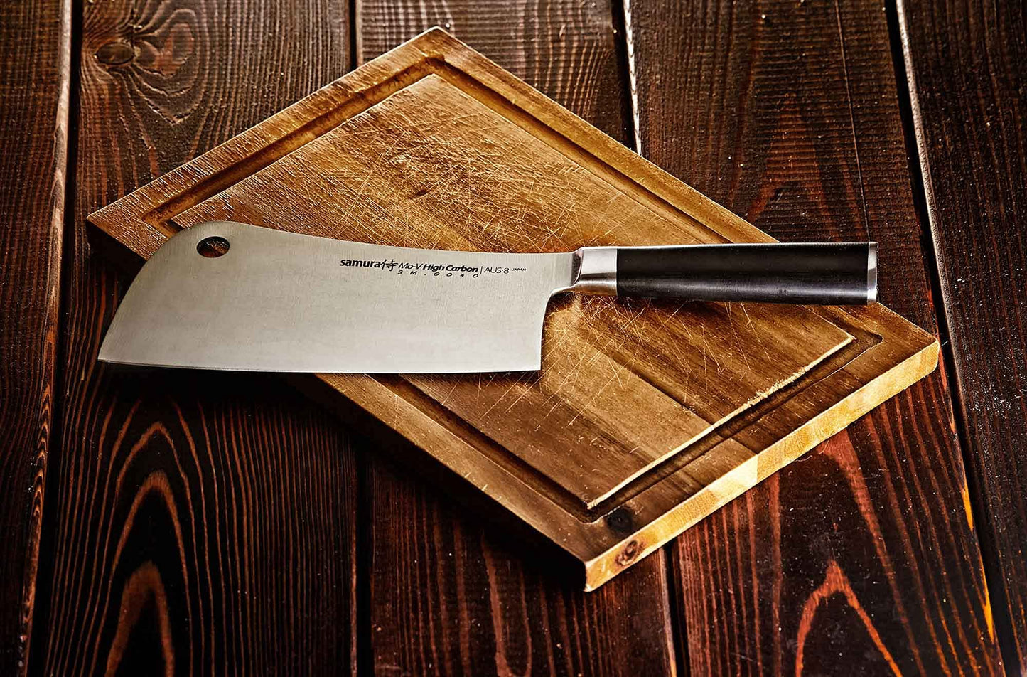 Mo-V Cleaver Knife