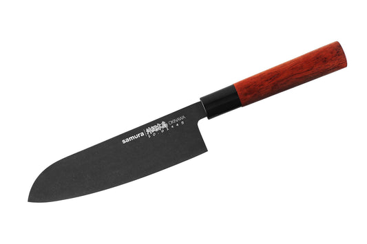 Samura Okinawa Stonewash Santoku Knife