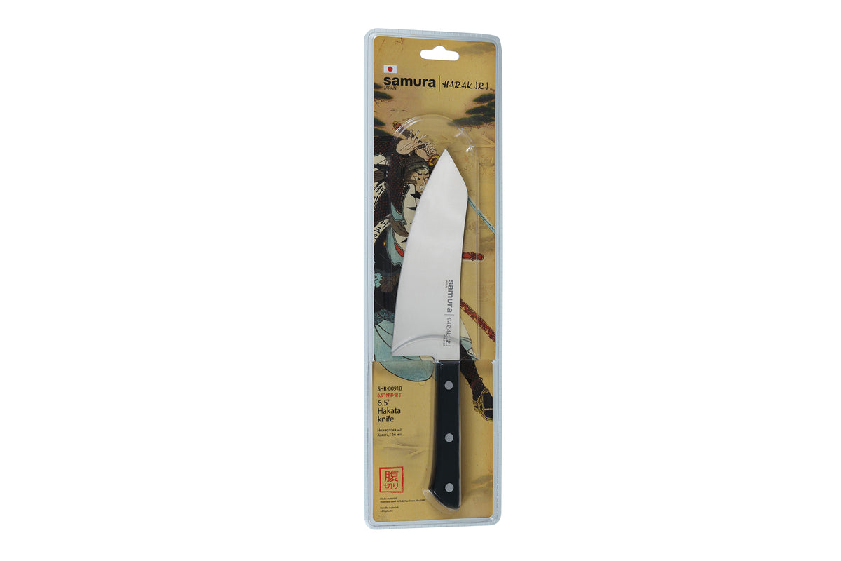 Samura Harakiri couteau hakata 166 mm, manche noir – image 5