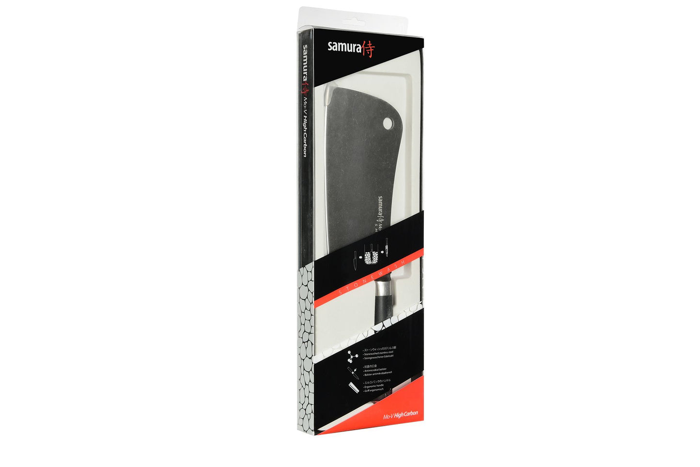 Samura Mo-V Stonewash Kitchen Cleaver