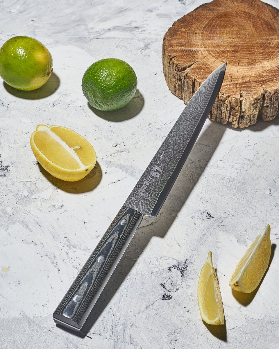 67 Damascus Slicing Knife