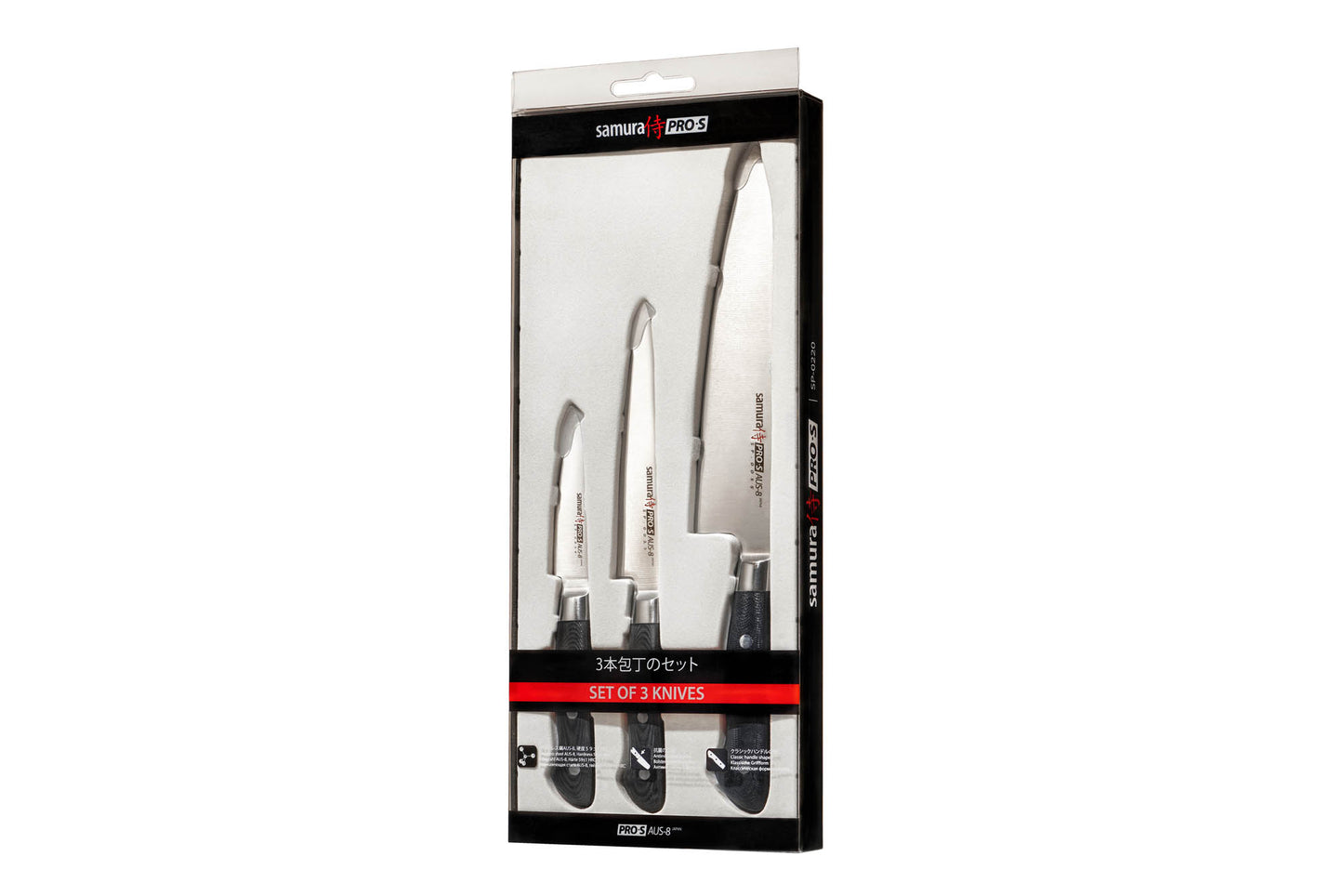 Samura Pro-S Knife Set 3 pcs