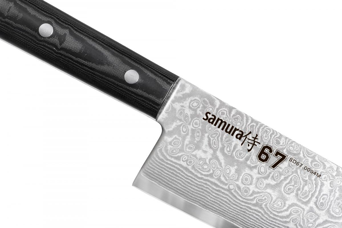 67 Damascus Santoku Knife
