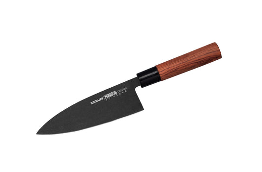 Samura Okinawa Stonewash Deba Knife