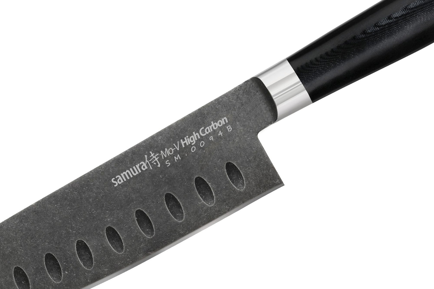 Mo-V Stonewash Santoku Knife