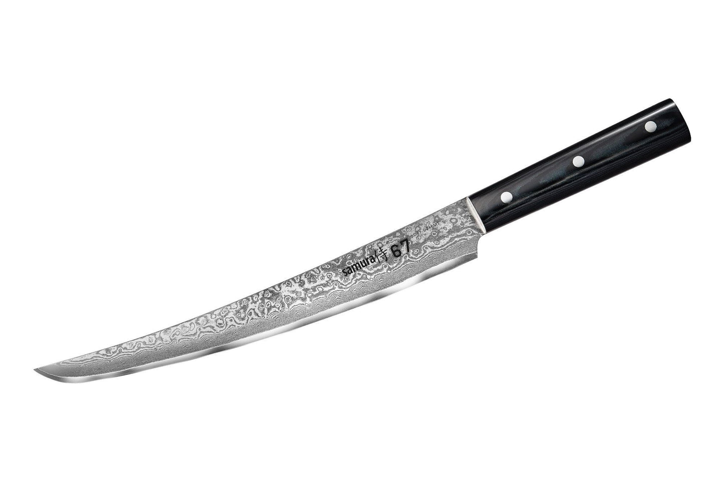 67 Damascus Tanto Slicing Knife