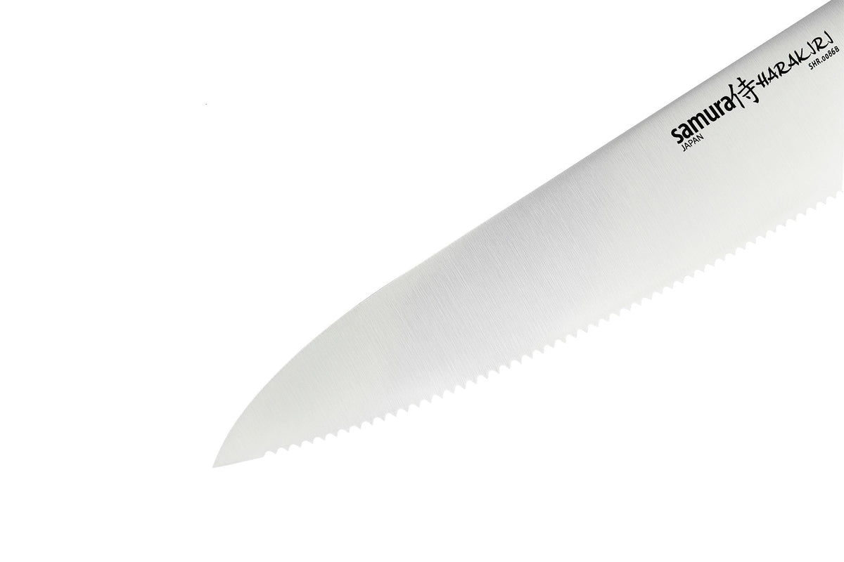 Samura Harakiri Serrated Chef's Knife 208 mm, Black Handle – image 4