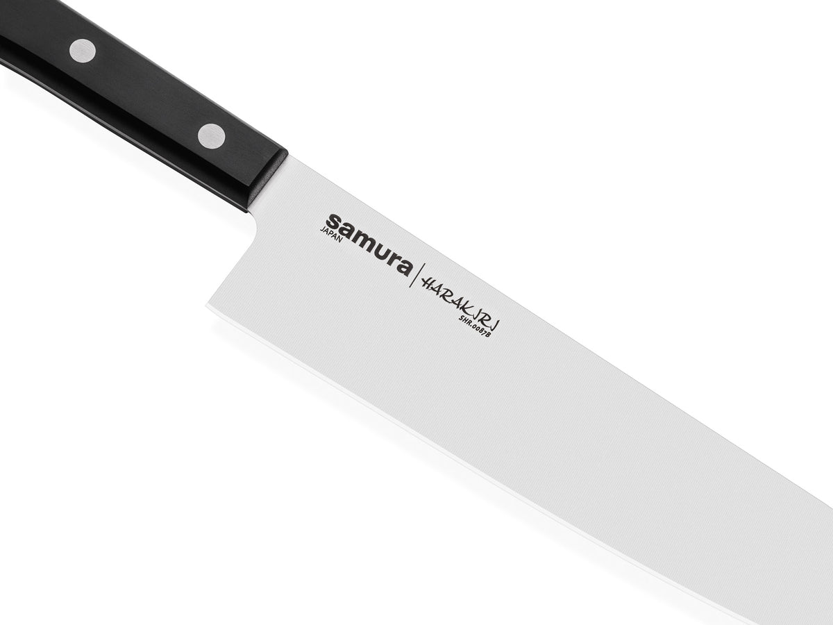 Samura Harakiri grand couteau de chef 240 mm, manche noir – image 3