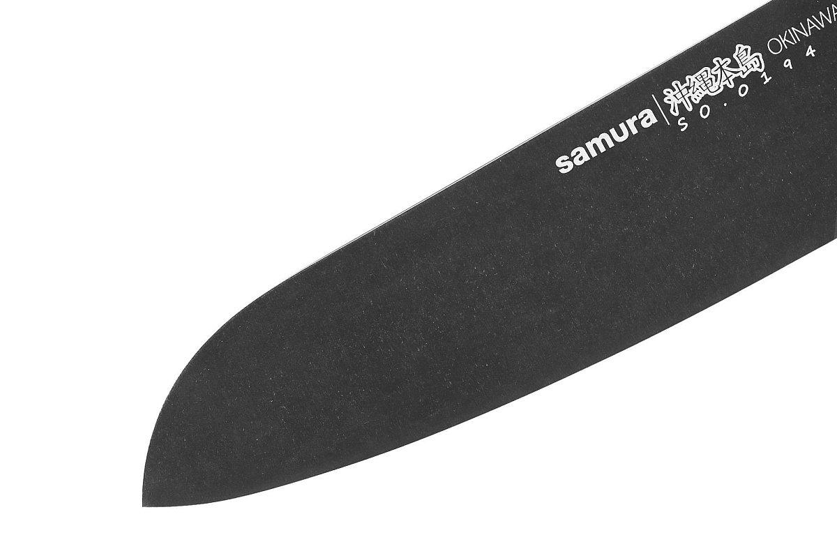 Samura Okinawa Stonewash Santoku Knife
