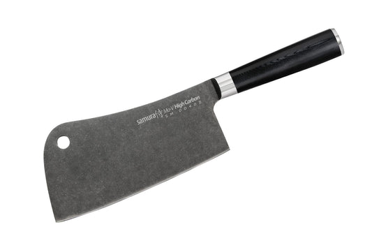 Samura Mo-V Stonewash Kitchen Cleaver