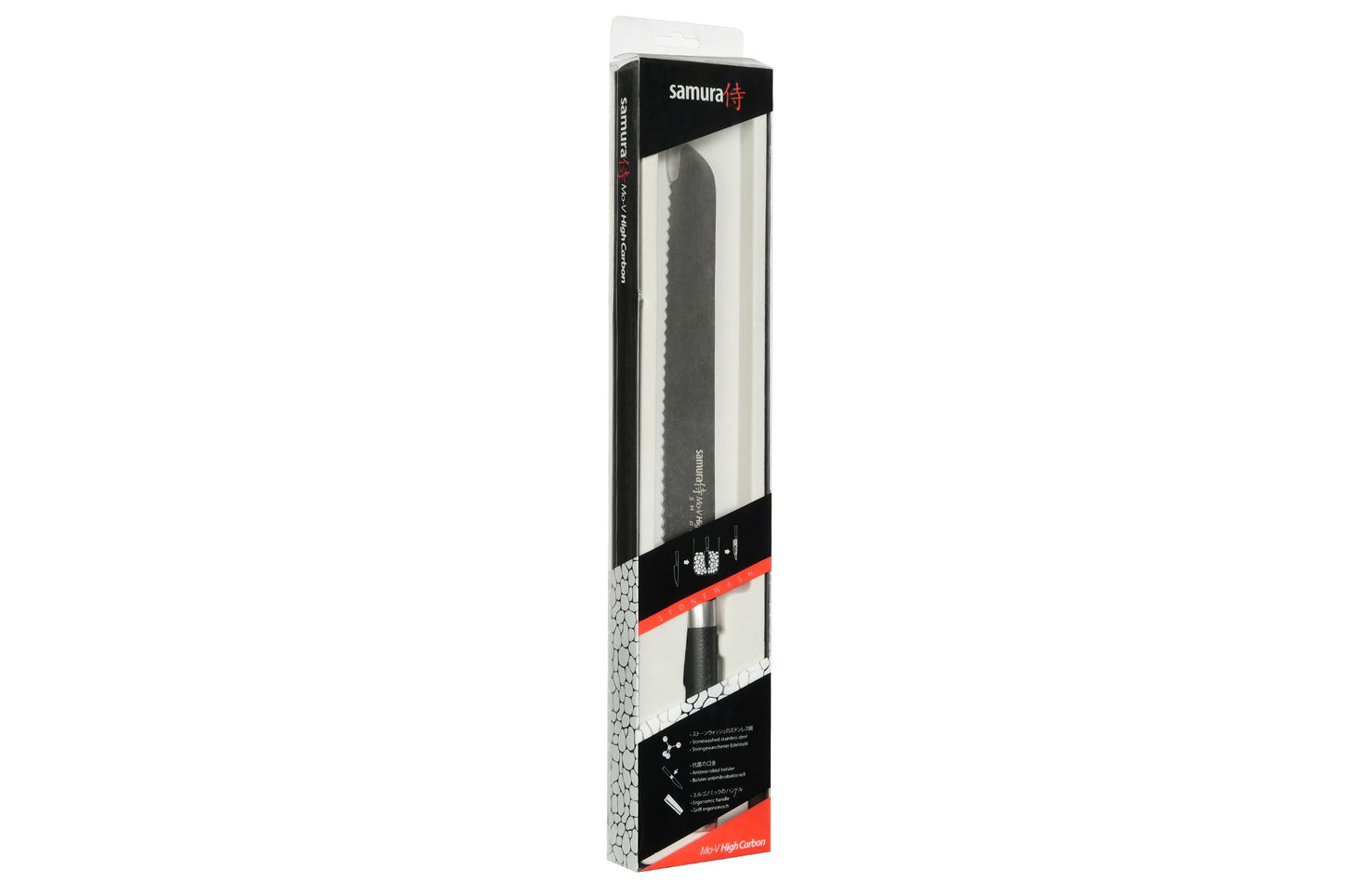 Mo-V Stonewash Bread Knife