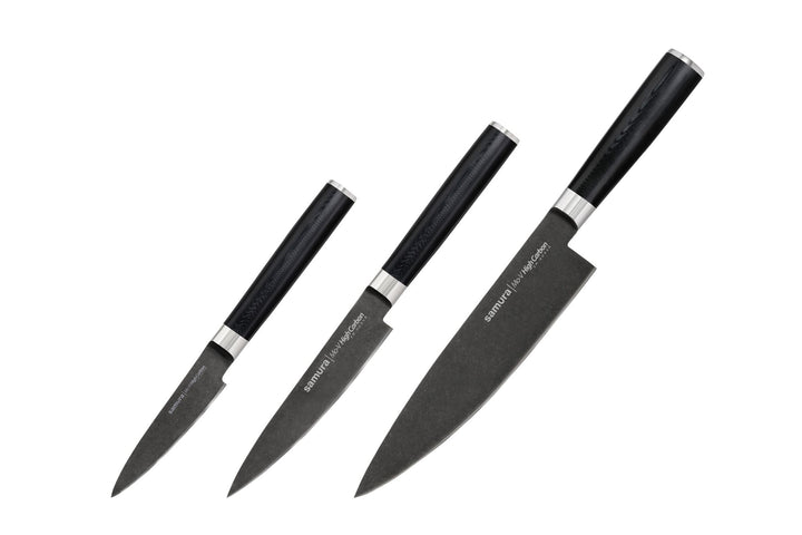 Samura Mo-V Stonewash Knife Set, 3 pcs – main view