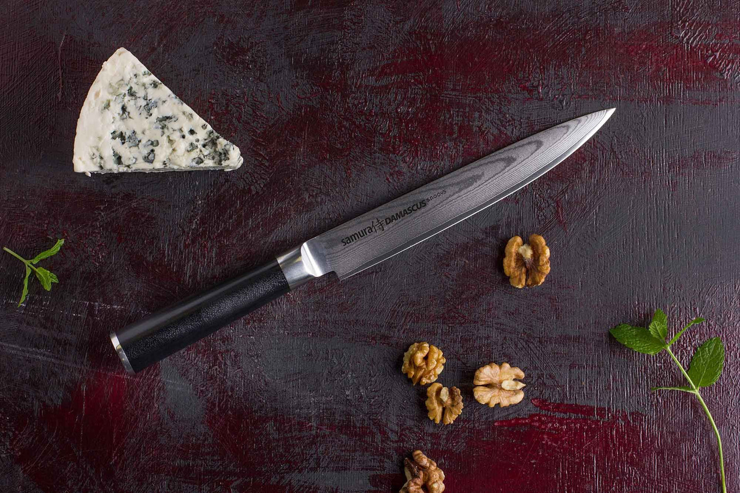 Samura Damascus Slicing Knife
